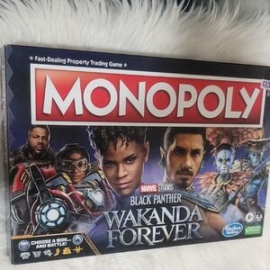 Monopoly Black Panther Wakanda Forever Board Game